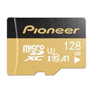 Pioneer 128GB microSD Premium with Adapter - C10, U3, A1, V30, 4K UHD Memory Card for $16 Pioneer 128GB microSD Premium with Adapter - C10, U3, A1, V30, 4K UHD Memory Card for $16
