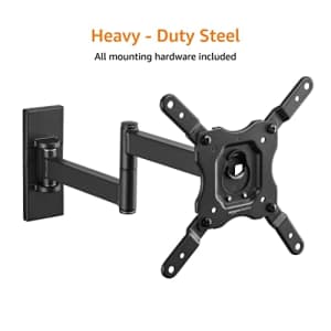 Amazon Basics Full Motion TV Wall Mount fits 12-Inch to 43-Inch TVs and VESA 200x200 for $25