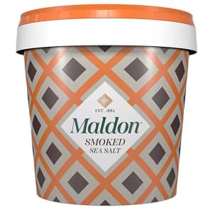 Maldon Salt Smoked Sea Salt Flakes 1.1-lb. Tub for $9