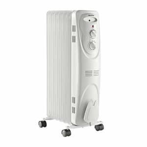PELONIS PHO15A2AGW, Basic Electric Oil Filled Radiator, 1500W Portable Full Room Radiant Space for $80