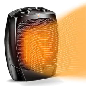 Air Choice Room Heater Indoor Use - 1500W Quiet Fast-Heating Small Indoor Heater Space Heater for Large Room for $33