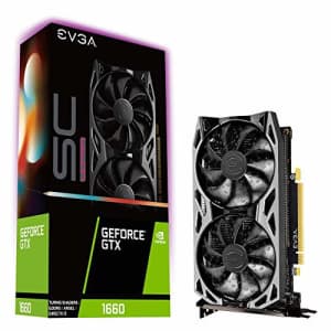 EVGA GeForce GTX 1660 SC Ultra Gaming, 06G-P4-1067-KR, 6GB GDDR5, Dual Fan for $237 EVGA GeForce GTX 1660 SC Ultra Gaming, 06G-P4-1067-KR, 6GB GDDR5, Dual Fan for $237