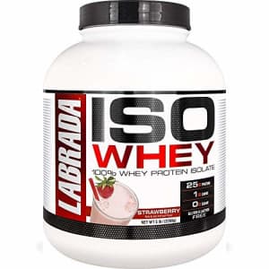 Labrada Nutrition ISO LeanPro 100% Premium Whey Protein Isolate Powder, Vanilla, 5 Pound for $90