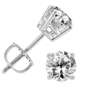 Szul 1-TCW Diamond Solitaire Earrings for $648