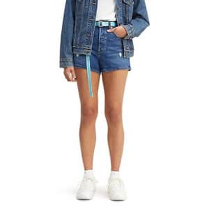 Levi's Women's Premium Ribcage Shorts, Charleston Chill, 31 (US 12) for $65 Levi's Women's Premium Ribcage Shorts, Charleston Chill, 31 (US 12) for $65
