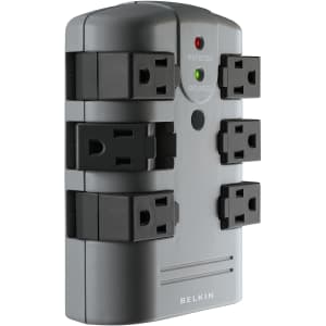 Belkin 6-Outlet Pivot-Plug Surge Protector w/ Wall Mount for $20