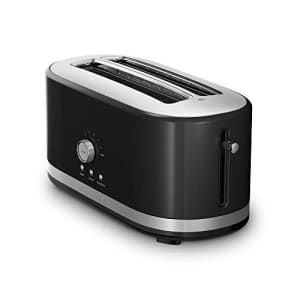 KitchenAid KMT4116OB 4 Slice Long Slot Toaster with High Lift Lever, Onyx Black for $130 KitchenAid KMT4116OB 4 Slice Long Slot Toaster with High Lift Lever, Onyx Black for $130