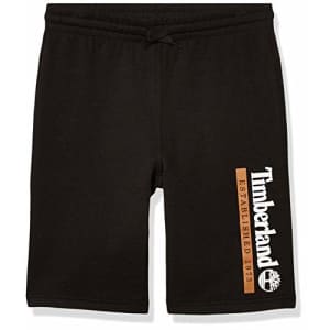Timberland Boys' Drawstring Logo Knit Shorts, Black, Small (8) for $21 Timberland Boys' Drawstring Logo Knit Shorts, Black, Small (8) for $21