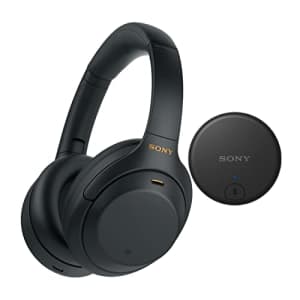 Sony WH-1000XM4 Wireless Noise Canceling Over-Ear Headphones (Black) with Sony WLA-NS7 Wireless TV for $406 Sony WH-1000XM4 Wireless Noise Canceling Over-Ear Headphones (Black) with Sony WLA-NS7 Wireless TV for $406