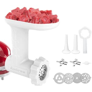 Antree Meat Grinder Attachment Set for KitchenAid Mixer for $12 Antree Meat Grinder Attachment Set for KitchenAid Mixer for $12