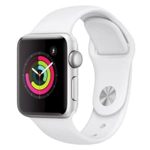 Apple Watch Series 3 GPS 38mm Aluminum Smartwatch for $240