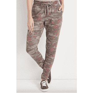 Maurices Women's Camo Floral Jogger Pants for $7 Maurices Women's Camo Floral Jogger Pants for $7