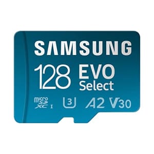 Samsung EVO Select 128GB Micro SD Memory Card w/ Adapter for $16 Samsung EVO Select 128GB Micro SD Memory Card w/ Adapter for $16