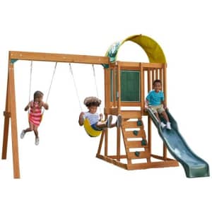 KidKraft Ainsley Wooden Outdoor Swing Set for $249