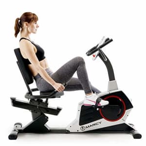Marcy Regenerating Recumbent Exercise Bike with Adjustable Seat, Pulse Monitor and Transport Wheels for $267 Marcy Regenerating Recumbent Exercise Bike with Adjustable Seat, Pulse Monitor and Transport Wheels for $267