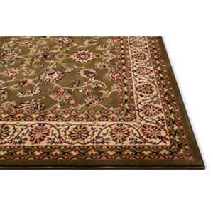 Well Woven Barclay Sarouk Green Traditional Area Rug 6'7'' X 9'6'' for $136