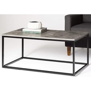 Walker Edison Modern Concrete Coffee Table for $155