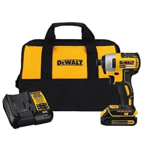 DeWalt 20-Volt MAX Compact Brushless 1/4" Impact Driver for $149 DeWalt 20-Volt MAX Compact Brushless 1/4" Impact Driver for $149