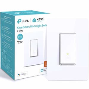 Kasa Smart Kasa 3 Way Smart Switch by TP-Link, Wifi Light Switch Works with Alexa and Google Home, Neutral for $40 Kasa Smart Kasa 3 Way Smart Switch by TP-Link, Wifi Light Switch Works with Alexa and Google Home, Neutral for $40