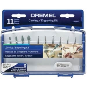 Dremel 11-Piece Carving and Engraving Rotary Tool Accessory Kit for $25