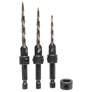 Irwin Speedbor 4-Piece Countersink Wood Drill Bit Set for $24