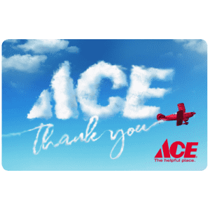 $60 in Ace Hardware Digital Gift Cards: $50 $60 in Ace Hardware Digital Gift Cards: $50