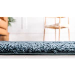 Unique Loom Davos Shag Collection Contemporary Soft Cozy Solid Shag Marine Blue Area Rug (6' 0 x 9' for $79 Unique Loom Davos Shag Collection Contemporary Soft Cozy Solid Shag Marine Blue Area Rug (6' 0 x 9' for $79