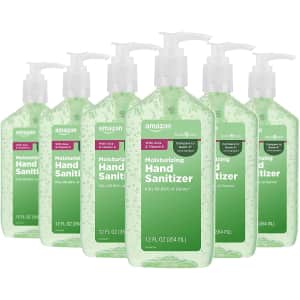 Amazon Basic Care Aloe Moisturizing Hand Sanitizer 12-oz. Pump Bottle 6-Pack for $8 Amazon Basic Care Aloe Moisturizing Hand Sanitizer 12-oz. Pump Bottle 6-Pack for $8