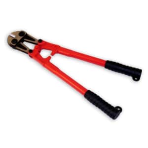 Olympia Tools Bolt Cutter, 14 inches, DROP FORGED ALLOY STEEL COMPOUND ACTION JAWS, CENTER CUT, for $19 Olympia Tools Bolt Cutter, 14 inches, DROP FORGED ALLOY STEEL COMPOUND ACTION JAWS, CENTER CUT, for $19