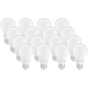 Amazon Basics 6W LED Dimmable A19 Light Bulb 16-Pack for $22 Amazon Basics 6W LED Dimmable A19 Light Bulb 16-Pack for $22