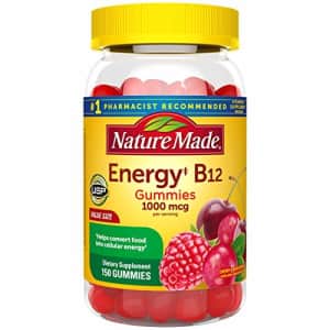 Nature Made Energy B12 1000 mcg Gummies, 150 Count Value Size (Packaging May Vary) for $14
