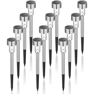 Gigalumi Solar Pathway Light 12-Pack for $20 Gigalumi Solar Pathway Light 12-Pack for $20