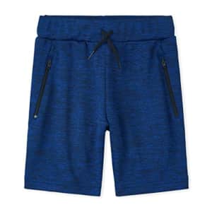 The Children's Place boys The Children's Place French Terry Fashion Shorts, Renew Blue, X-Small US for $9