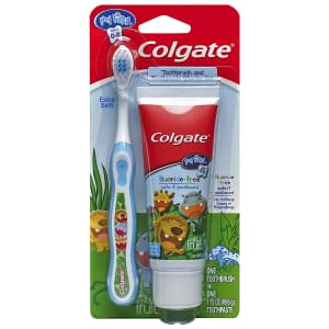 Colgate My First Baby and Toddler Training Toothbrush and Toothpaste Set for $5 Colgate My First Baby and Toddler Training Toothbrush and Toothpaste Set for $5