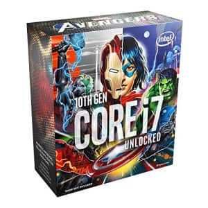 Intel Core i7-10700K Desktop Processor Featuring Marvel's Avengers Collector's Edition Packaging 8 for $392 Intel Core i7-10700K Desktop Processor Featuring Marvel's Avengers Collector's Edition Packaging 8 for $392