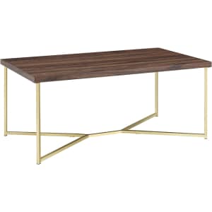 Walker Edison Luxe Coffee Table for $116