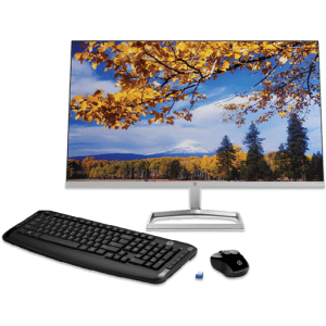 HP M27f 27" 1080p IPS Freesync LED Monitor + 300 Wireless Keyboard and Mouse Combo for $160