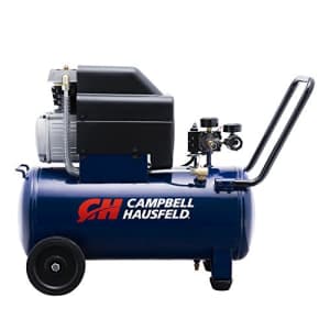 Campbell Hausfeld Air Compressor, 8-Gallon Horizontal Oil-Lubricated 3.7CFM 1.3HP 120V 10A 1PH for $355 Campbell Hausfeld Air Compressor, 8-Gallon Horizontal Oil-Lubricated 3.7CFM 1.3HP 120V 10A 1PH for $355