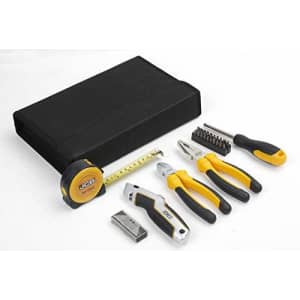 JCB - 26 Piece Tool Kit | Includes Screwdriver & Bits, Pliers, Retractable Knife, Tape Measure And for $43 JCB - 26 Piece Tool Kit | Includes Screwdriver & Bits, Pliers, Retractable Knife, Tape Measure And for $43