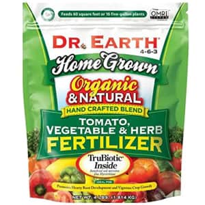 Dr. Earth Organic Tomato, Vegetable & Herb Fertilizer for $10 Dr. Earth Organic Tomato, Vegetable & Herb Fertilizer for $10