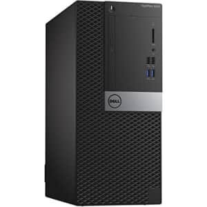 Dell Optiplex 5050 Intel Core i5-6500 X4 3.2GHz 8GB 128GB SSD Win10, Black (Certified Refurbished) for $123