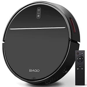 BAGO Robot Vacuum Cleaner, 2000Pa Strong Suction, Self-Charging, Quiet Slim, 600ML Dustbin for $100