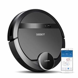ECOVACS DEEBOT 901 Smart Robotic Vacuum for Carpet, Bare Floors, Pet Hair, with Mapping Technology, for $214