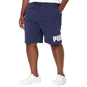 PUMA Men's Big & Tall Essentials Big Logo Fleece 10" Shorts BT, Peacoat/White, LT for $64 PUMA Men's Big & Tall Essentials Big Logo Fleece 10" Shorts BT, Peacoat/White, LT for $64