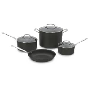 Cuisinart 66-7 Chef's Classic Nonstick Hard-Anodized 7-Piece Cookware Set for $106