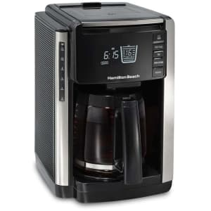 Hamilton Beach TruCount 12-Cup Coffee Maker w/ Built-In Scale for $50