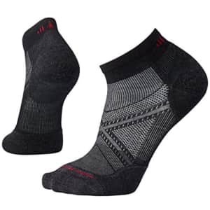 Smartwool Women's PhD Run Light Elite Low Cut Socks (Black) Large for $19