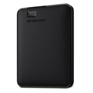 WD Elements 1TB USB 3.0 Portable Hard Drive for $20