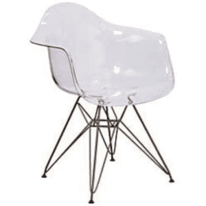 Flash Furniture Allure Series Transparent Side Chair for $94