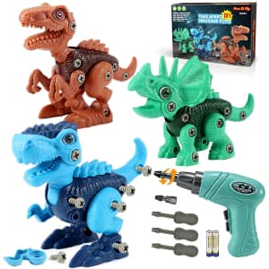 Free to Fly Take Apart Dinosaur Toy 3-Pack for $10 Free to Fly Take Apart Dinosaur Toy 3-Pack for $10